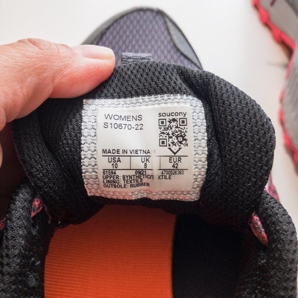 Saucony Excursion React2u Trail Running Shoe Womens Size 10 - S10670-22 - Picture 9 of 10